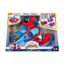 Carrinho Deluxe Split Racer 3 em 1 da Equipe Spidey - Spidey