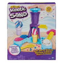 Estação Expressa De Sorvete + 396g Areia - Kinetic Sand