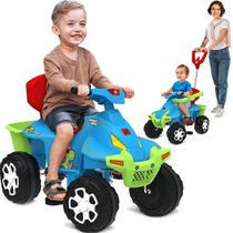 Carrinho de Passeio e Pedal Infantil Bandeirante Smart Quad Azul