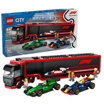 City Caminhão F1 com Carros RB20 e AMR24 Lego 60445