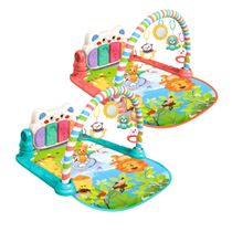 Tapete de Atividades Bebê Piano Vira Andador Smile Maxi Baby - Azul