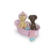 Mini Pets Da Barbie Hora Do Banho Pupee