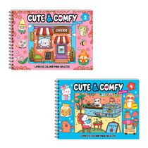 Combo Cute & Comfy Super Extra - Kit com 2 Livros - Capa Dura Holográfica