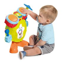 Brinquedo Infantil Bateria Baby Batera Com Luz E Som