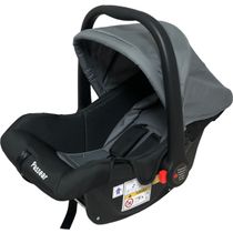 Cadeirinha para Carro Bebe Conforto Passear Baby Nina Cinza