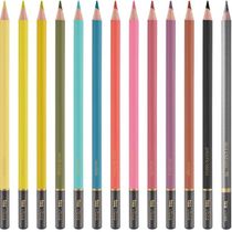 LÁPIS DE COR VIBES RETRÔ 12 CORES + LAPIS GRADUADO 6B - TRIS