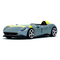 Miniatura Carro Ferrari Monza Sp1 Race E Play 1/43 Cinza Bburago 36001