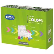 Patins Colors Branco P 30-33 Mor