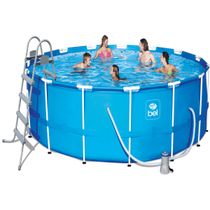 Piscina de Armação 16.000 Litros + Cobertura + Lona + Escada + Filtro 220V Bel