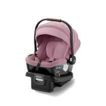 Cadeirinha de Carro para Bebê Graco On The Go Max, Orchid Haze, Leve e Reclinável, Instalação sem Base
