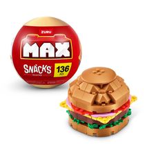 Blocos de Montar Max Premium Snacks - Hambúrguer 136 pçs