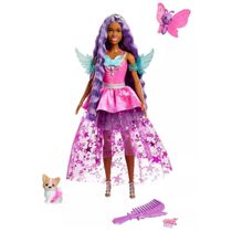 Barbie Brooklin Toque de Mágica Cabelo Roxo Mattel HLC33