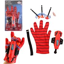 Luva Lança Dardo Teia do Homem Aranha Brinquedo Infantil