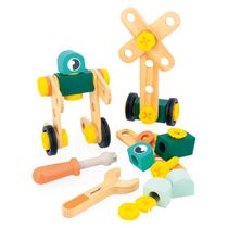 Blocos de Montar - 50 Peças - Construcao - Brico Robo - Janod