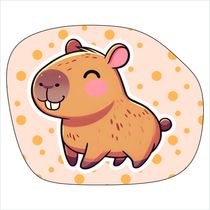 Almofada Naninha Capivara Almofadinha infantil