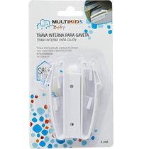 Trava Interna Para Gaveta 2 Unidades - Multikids Baby