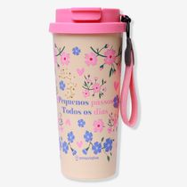 Copo Baker Motivacional Floral - Zonacriativa