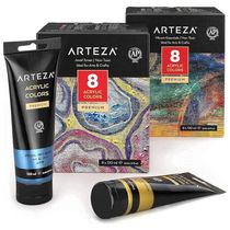 Kit de Tinta Acrílica Profissional com Cores Essenciais, 2 Peças, ARTEZA