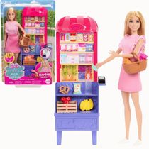 Boneca Barbie Supermercado Com Acessórios 3+ Mattel
