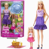 Boneca Barbie e Chelsea Malibu Com Acessórios 3+ Mattel