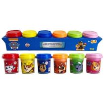 Massinha Divertida Patrulha Canina 6 Potes SUNNY