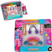Kit Maquiagem Infantil Makebrinq Polibrinq MK09 ARCO-IRIS