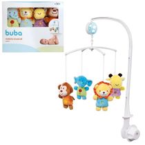 Mobile Musical Safari Animais De Pelucia Buba 6697