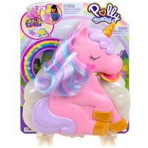 Polly Pocket Conjunto de Brinquedo Salao de Unicornio ARCO-IRIS Mattel HKV51