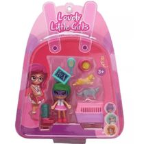 Boneca Little GIRLS Super PET SHOP Multikids BR2268 Cabelo Verde