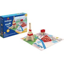Jogo Brincando de Engenheiro Paris 124 Peças Xalingo