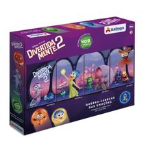 Quebra-Cabeça das Emoções Divertidamente 2 com 4 Cenas 400 Peças Xalingo