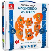 QUEBRA-CABECA Aprendendo as Cores Brincadeira de Criança