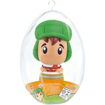 Boneco NO OVO 17CM Coleçao Turma do Chaves Chaves NO Barril Lider