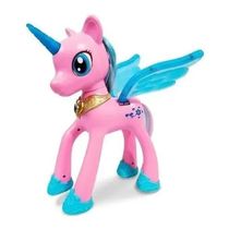 Unicórnio Rosa Dos Sonhos C/ Varinha Interativa  Reage ao Toque, Som e Luz  - Toyng