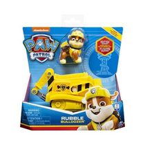 Patrulha Canina - Rubble Buldozer -  Veículo com Figura - Sunny