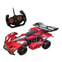 Carro Controle Remoto Garagem S.A Extreme Vermelho  7 Funções e Bateria Recarregavel  Candide