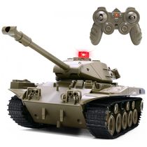 Tanque M41A3 Militar Off Road de Controle Remoto do Exército Americano para Crianças e Adultos, BEAURE