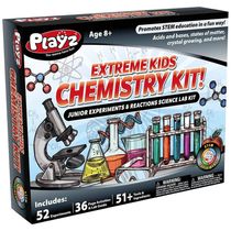 Kit Científico de Química para Crianças 52 Experimentos Extremos de STEM Playz Atividades Educativas para Crianças de 8 Anos.
