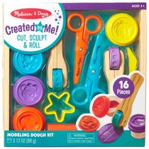 Kit Massa de Modelagem com 8 Ferramentas e 4 Cores de Massa para Crianças Acima de 3 Anos, Melissa & Doug