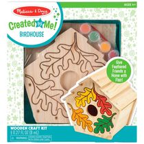 Kit de Artesanato Infantil Construa sua Própria Casa de Pássaros, Melissa & Doug