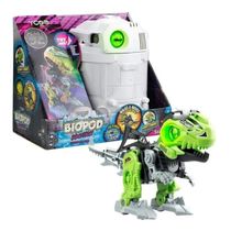 Robô Biopod Inmotion Dinossauro Interativo -  Sensor de Gestos , Olhos Led, Luz ,Som E Movimentos - Fun