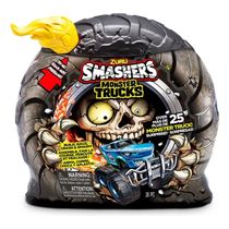 Smashers Caminhão Monster Wheels Truck  C/ Som - 25 surpresas – Construa. Corra e Esmague - Fun