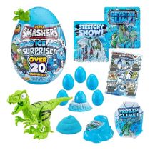 Smashers Ovo Dino Ice Age Grande Surprise - 20 Surpresas -Verde -  Fun