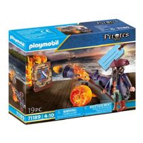 Playmobil Pirates - Pirata Com Canhão – 19 peças