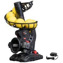 Lançador de Bolas Automático Infantil com Adaptador, 8 Bolas, Velocidade e Ângulo Ajustáveis, AC Furlihong, Preto