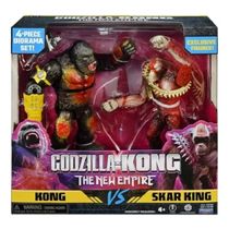 Godzilla Vs Kong Novo Império - Bonecos Kong E Skar King Articulado 15 Cm - Sunny