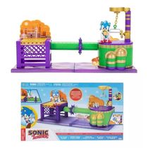 Sonic Playset Zona De Petroleo Do Oceano C/Boneco Sonic - Sunny