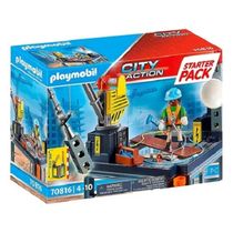 Playmobil Action Starter Pack  - Canteiro De Obras – 60 peças