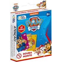Jogo de Cartas Rouba Monte Patrulha Canina Pais e Filhos