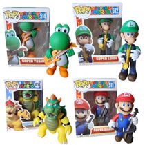 Bonecos Articulados Kit Com 4 Personagens Super Mario